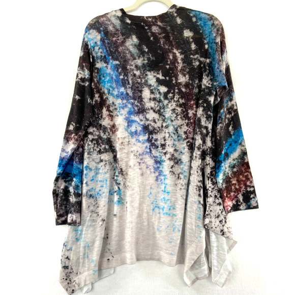 Soft Surroundings Blue Print Print Top Sz Medium - Picture 8 of 8